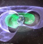 The shield was discovered in the Van Allen radiation belts two d 2