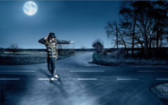 Michael Jackson Dancing on the Road