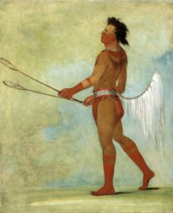 Un Choctaw dipinto da George Catlin nel 1834.