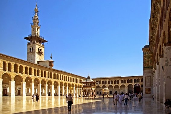 La grande Moschea Omayyade in Siria, ora rasa completamente al suolo purtroppo!