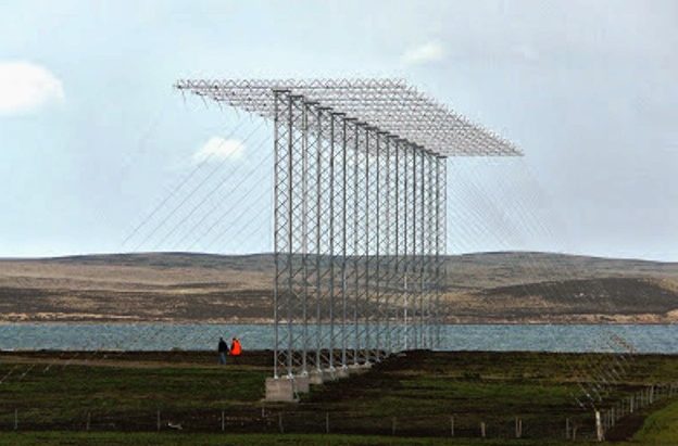 Antenne HAARP a Prado GOOSE, isole Falkland