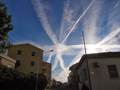 Scie chimiche in Sardegna