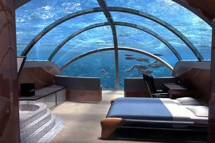 Poseidon Undersea Resort, albergo costruito a 13 metri sotto le acque marine delle Fiji